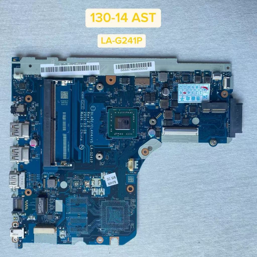Motherboard laptop Lenovo 130-15AST 130-14AST V145-14AST  LA-G241P  330-14IGM  NM-B661  grafis terin