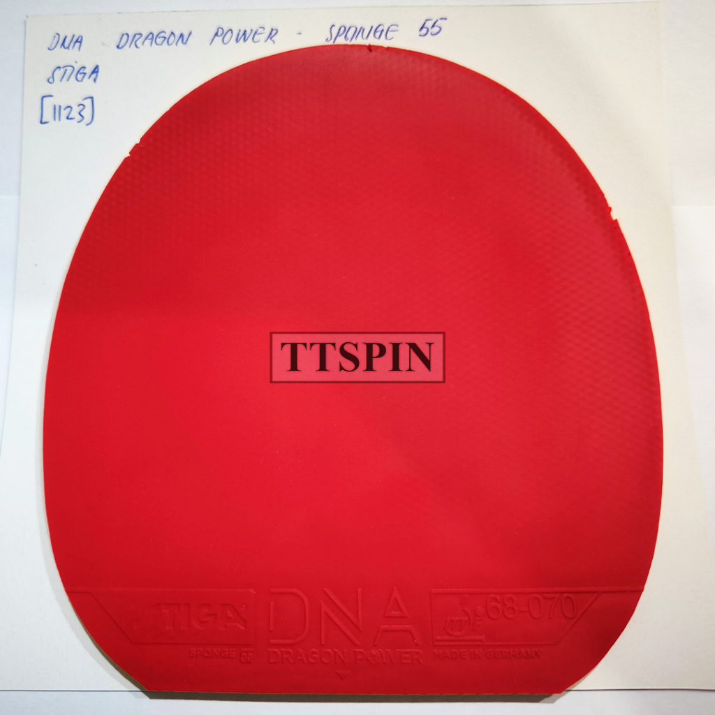 STIGA DNA Dragon Power 55 - Karet Pingpong Tenis Meja Seken Bet Bat Stiga DNA Dragon Power 55 2.15mm