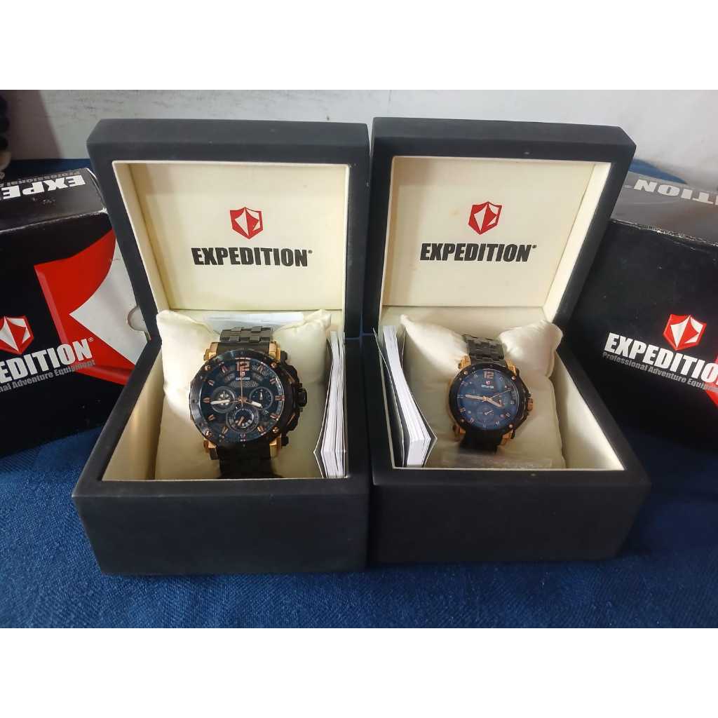 Jam Tangan Expedition E6402M dan E6402B Second Bekas Fullset