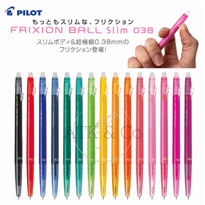 Pulpen Erasable Pen Frixion Pilot 0.38mm - Bolpen Pena Bisa Dihapus 0,38 mm