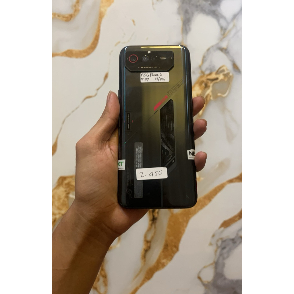 Handpone Hp Asus Rog Phone 6 12/256 Resmi Second Seken bekas Murah bergaransi