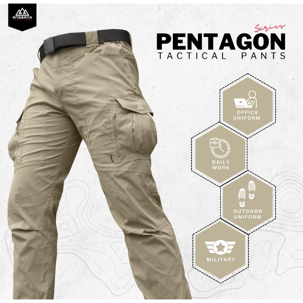 Celana Angsana seri PENTAGON Dynamic Cargo Quickdry Stretch Concept
