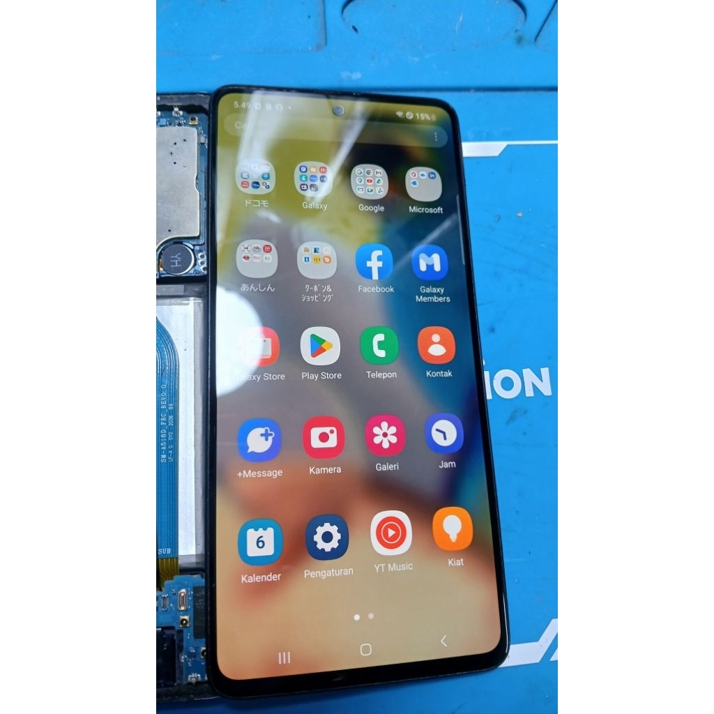 Lcd samsung A51 original copotan +frem