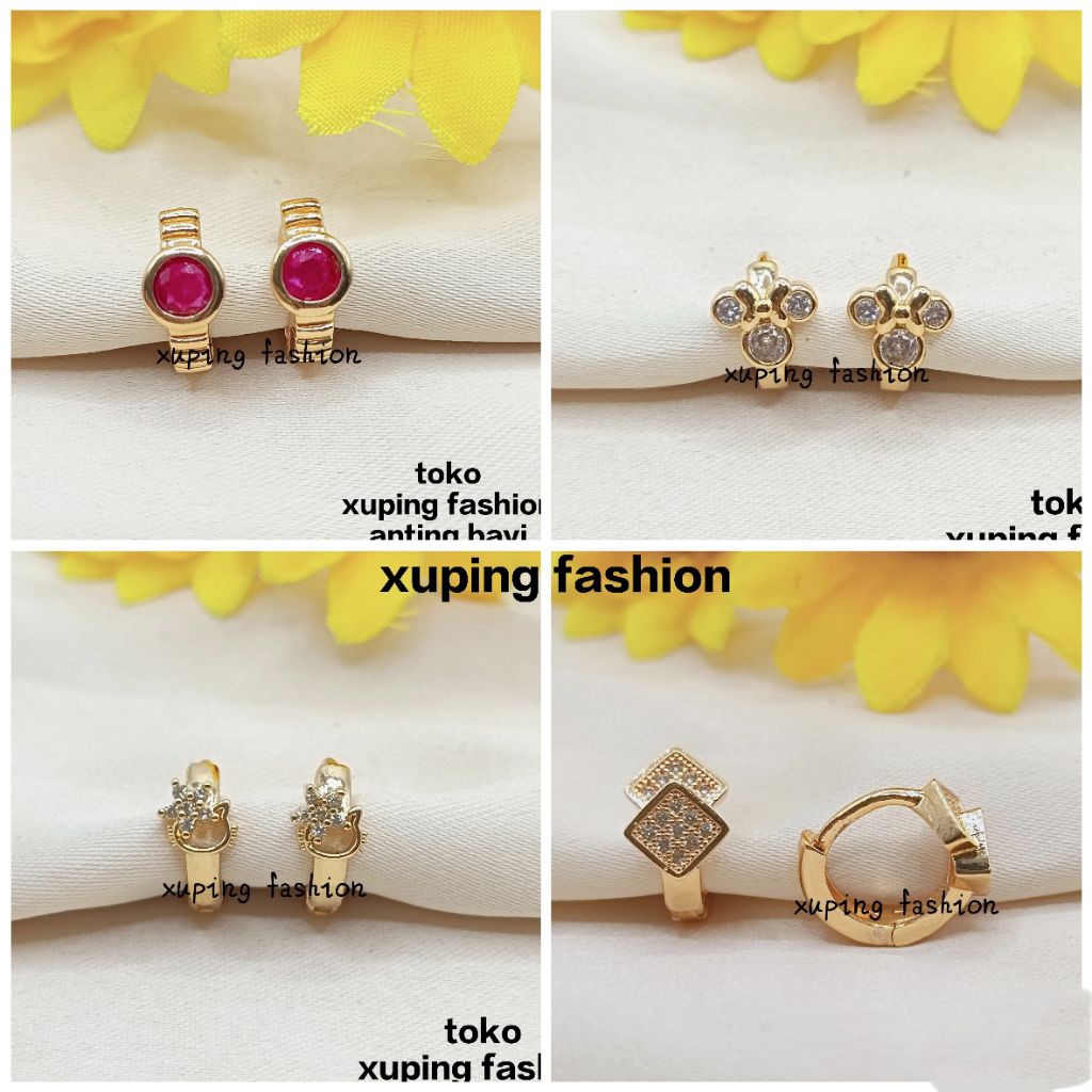 Anting bayi model cantik Xuping new model