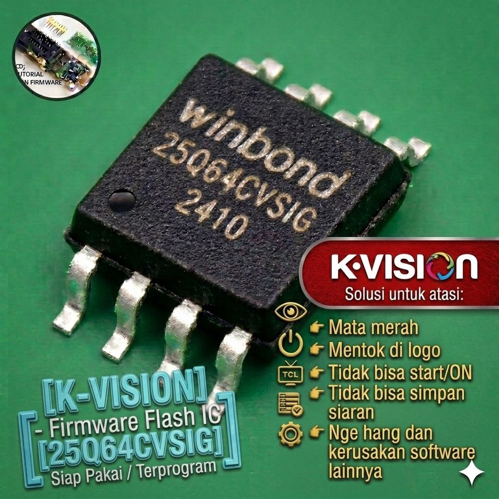 K-VISION BROMO C2000 ic eprom isi firmware