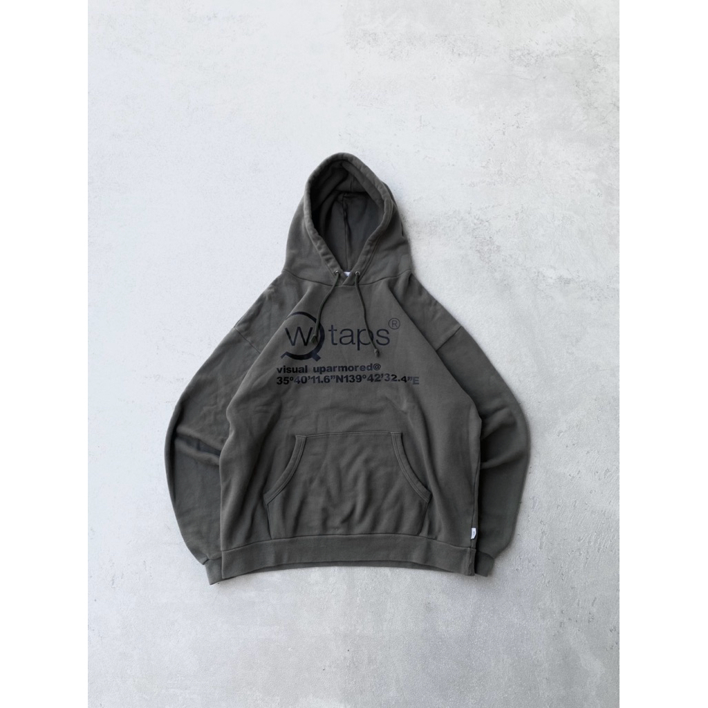 Wtaps "Visual Uparmored" Hoodie - Olive Green