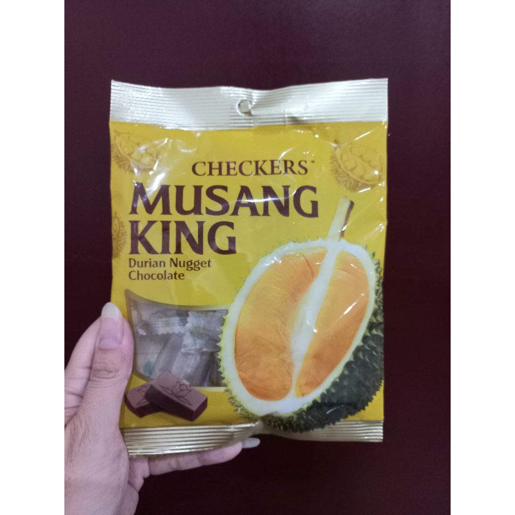 checkers musang king durian nugget chocolate (READY)