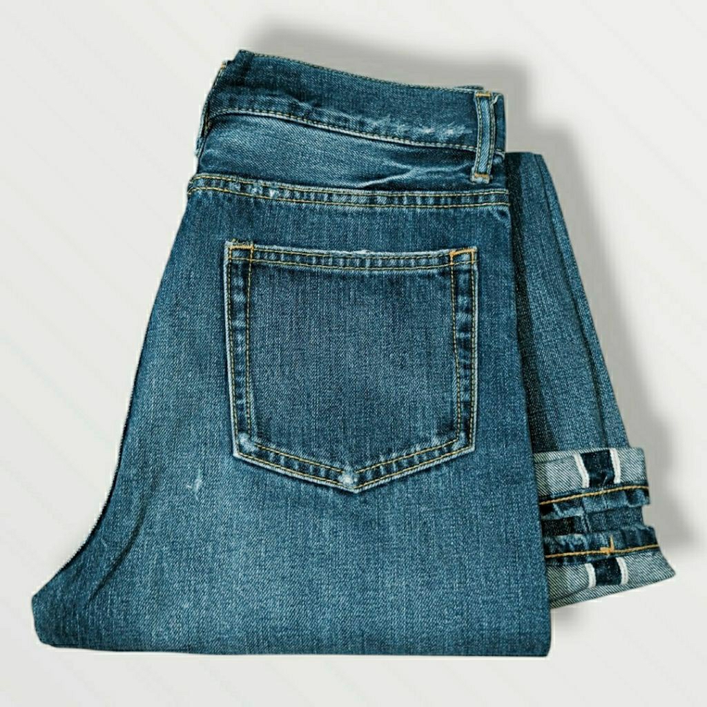 DENIM SHIPS RIPED SELVEDGE SIZE 28