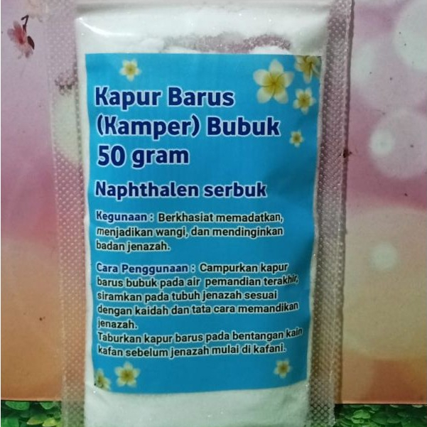 Kamper Champoor Kapur Barus Bubuk 50gr Untuk Pemulasaran Jenazah