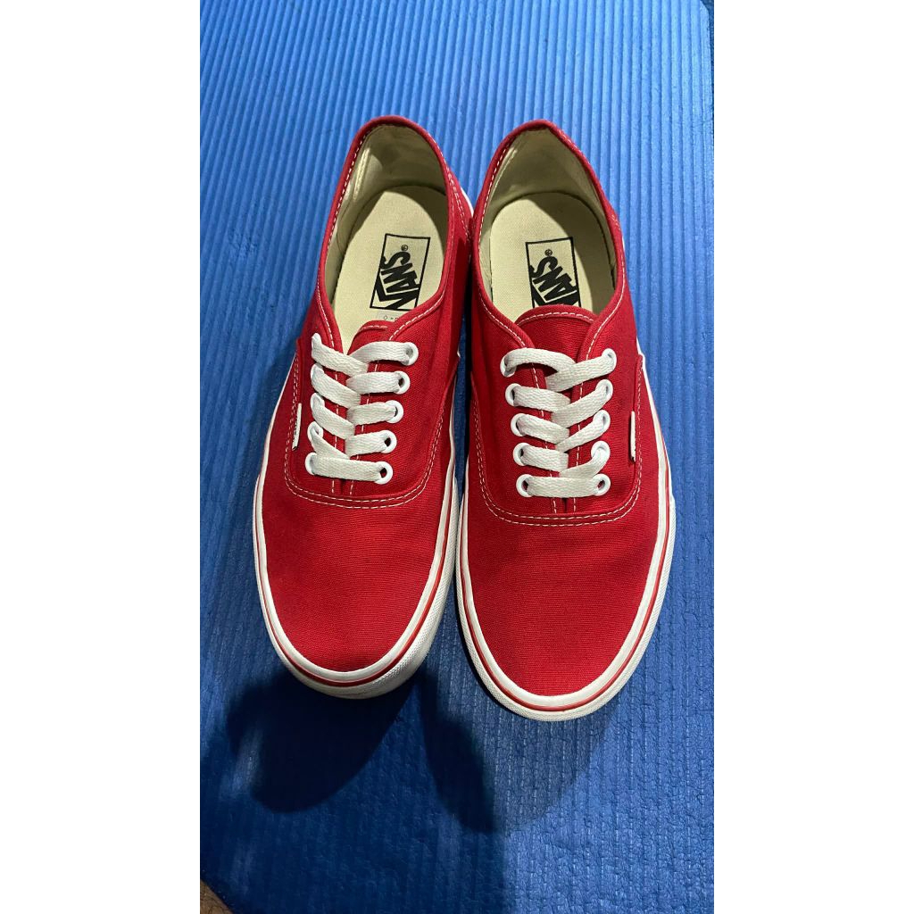 vans authentic classic red chilli sz 42