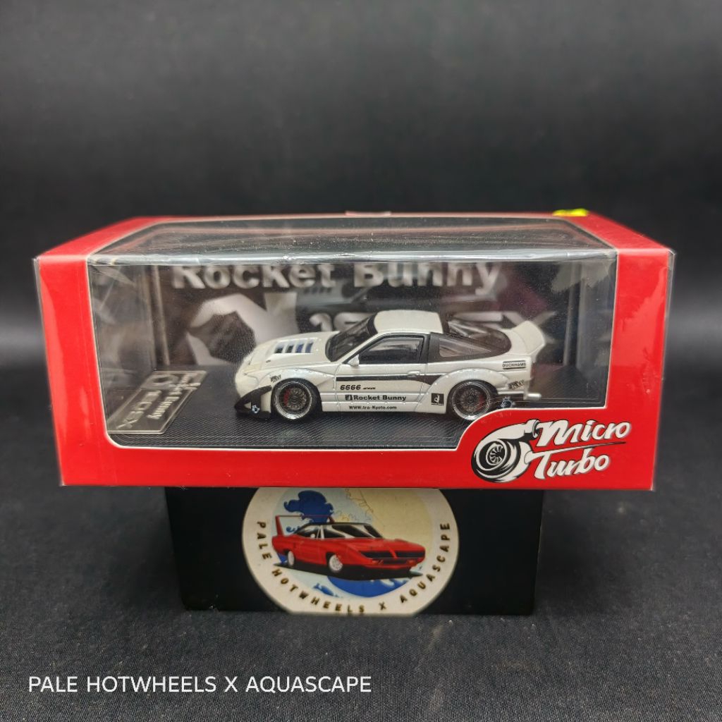 MICRO TURBO NISSAN 180SX ROCKET BUNNY WHITE POP HEADLIGHT