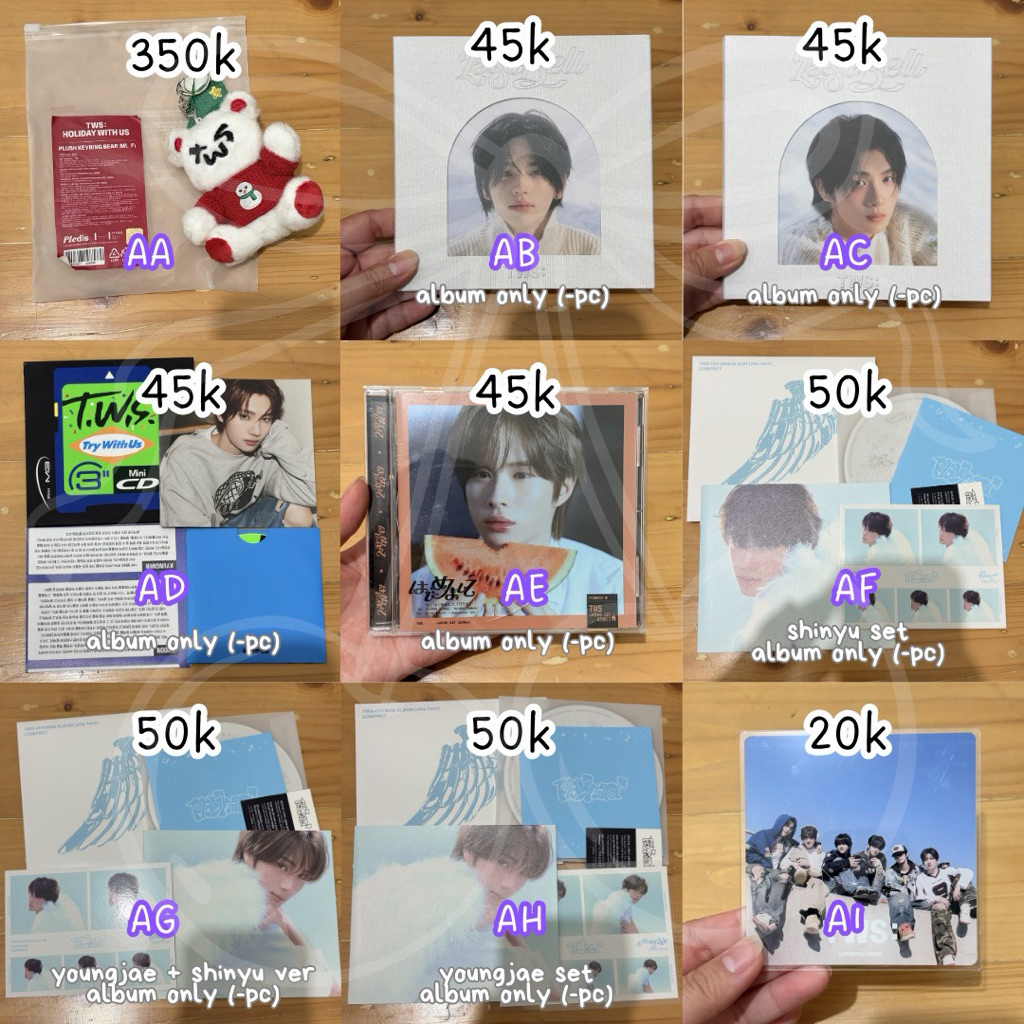 ALBUM TWS LAST BELL TRY WITH US HAJIMEMASHITE PLAY HARD COMPACT