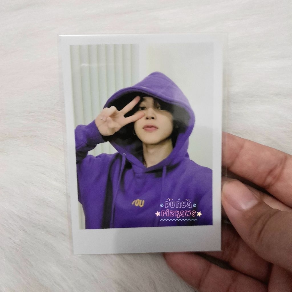 MPC MINI PHOTOCARD BTS JIMIN HOODIE MERCH ARTIS MADE BY COLLECTION