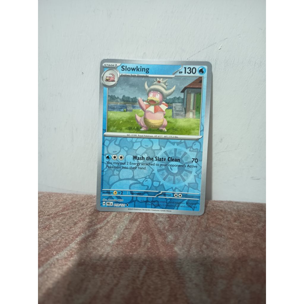Kartu pokemon TCG english reverse holo (slowking)