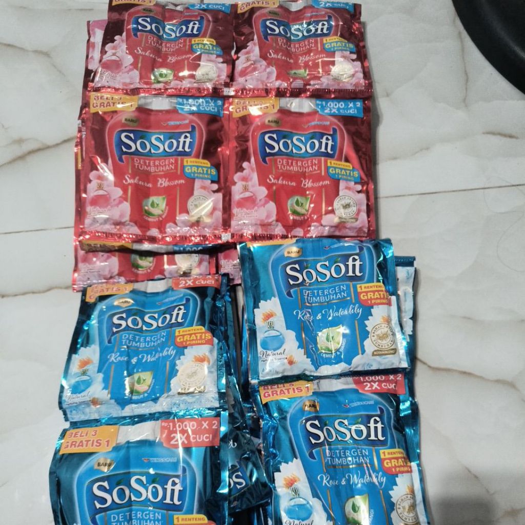 So soft 40ml 16 sachet