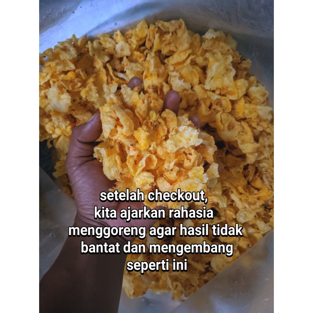 Emping jagung Mentah 1 KG