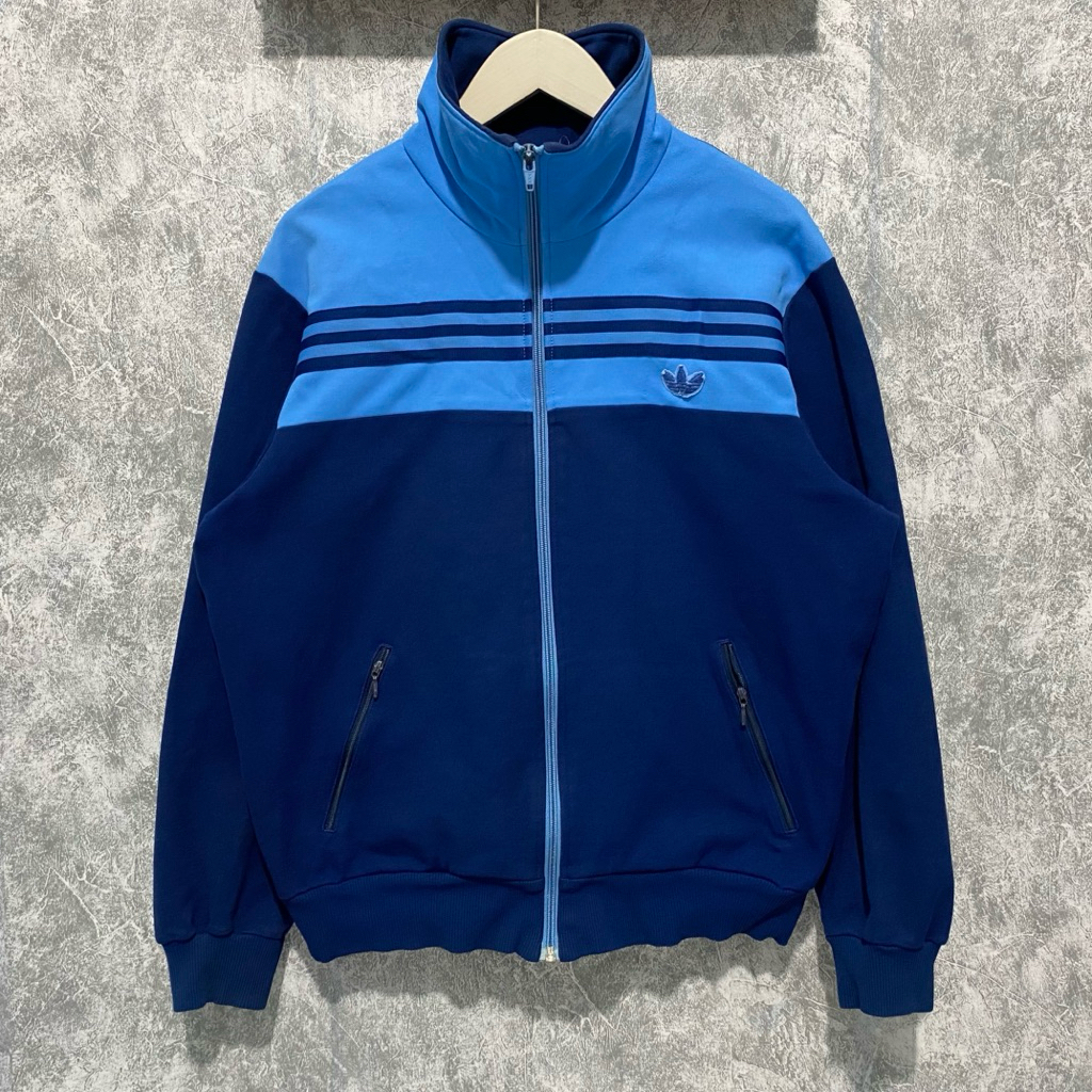 TRACKTOP ADIDAS BIRU SIZE 3 FIT M