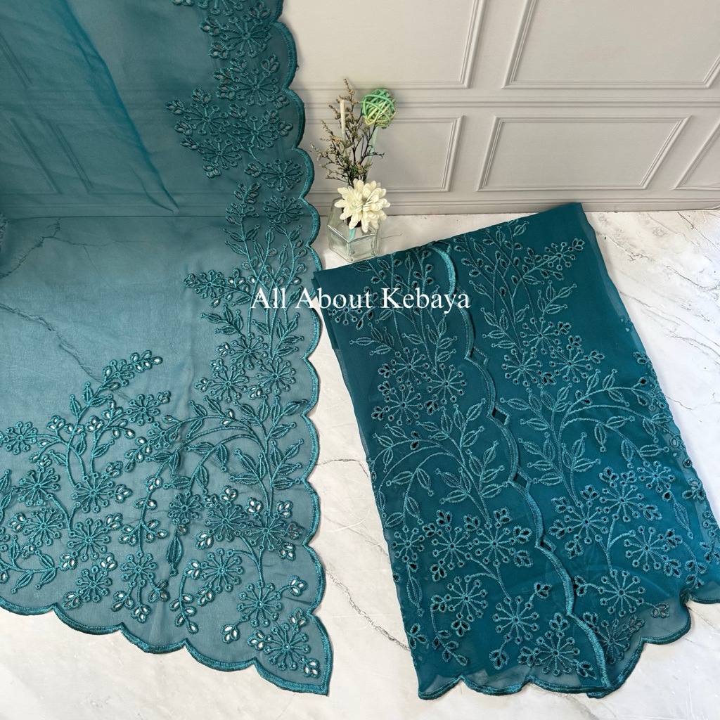 Kain Kebaya Bordir Motif Terbaru - Dandelion