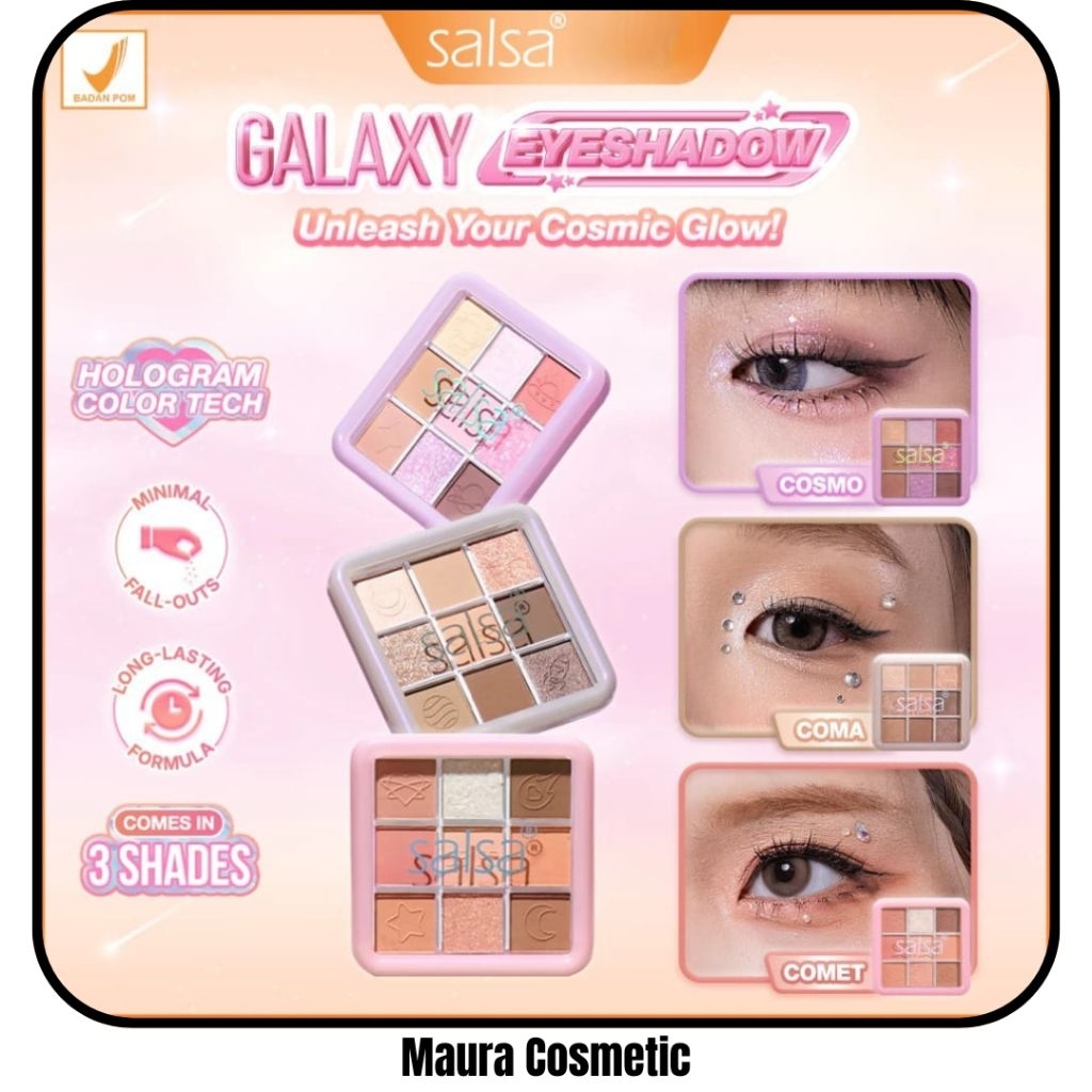 Salsa Galaxy Eyeshadow Palette || Maura Cosmetic