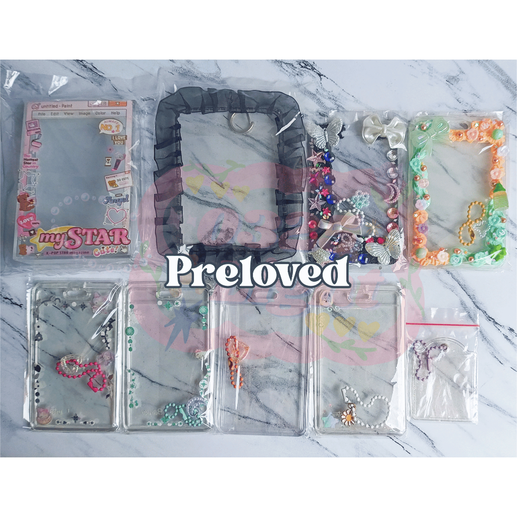 [PRELOVED] Acrylic Standee Card Holder Toploader Bantex Deco