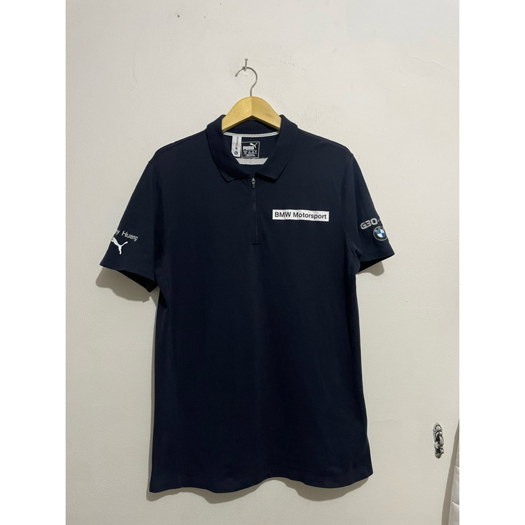 Poloshirt puma x bmw ziper