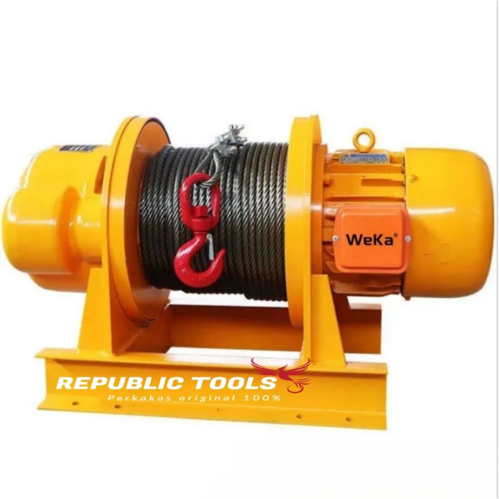 WEKA ELECTRIC HOIST KAPASITAS 3 TON X 100 METER katrol listrik Electric winch hoist weka