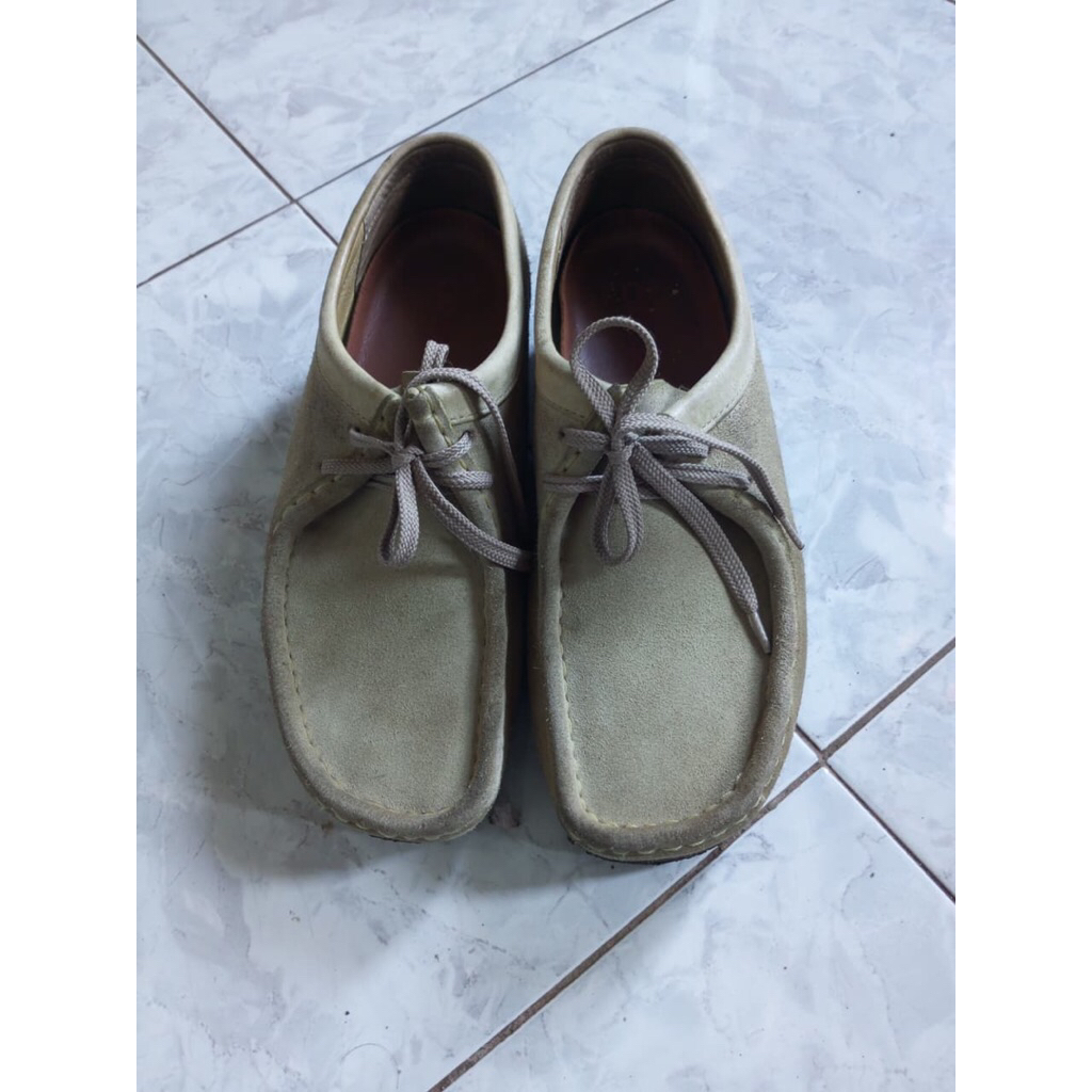 clarks wallabe mapple suede original size 42 second