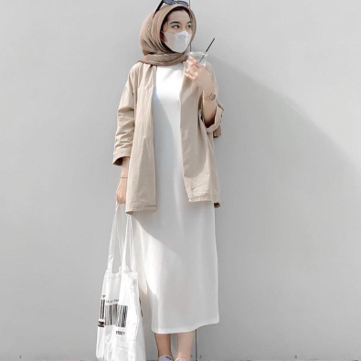 INNER LONG DRESS RAJUT TANPA LENGAN / INNER DRESS SPAN RAJUT PREMIUM / DRESS RAJUT WANITA