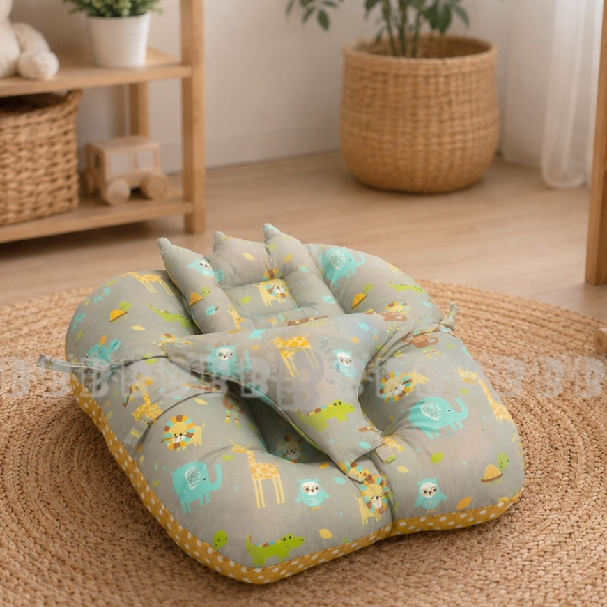 PROMO KASUR BAYI SOFA BAYI DILENGKAPI DENGAN SABUK + FREE BANTAL PEYANG CROWN ISIAN EMPUK