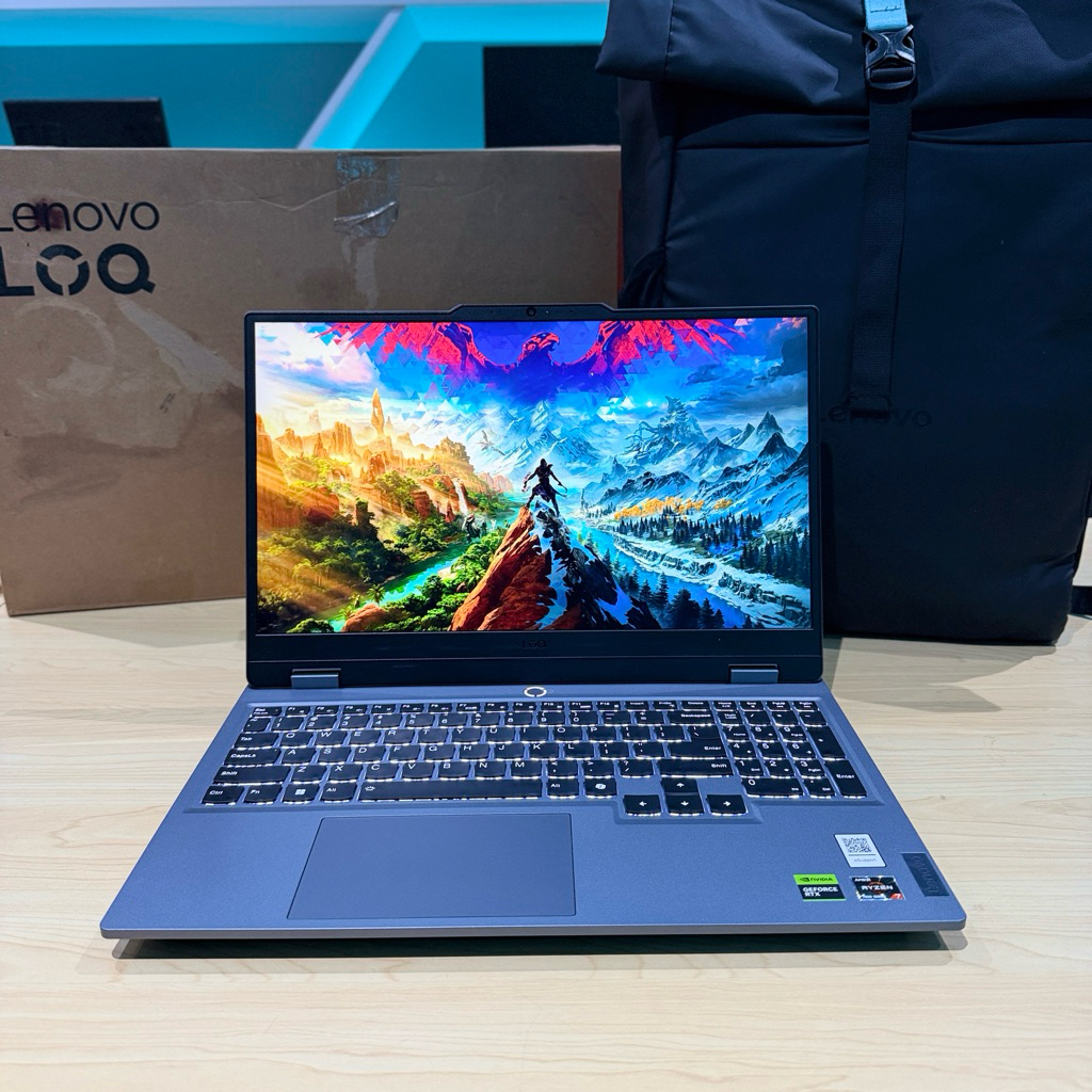 LAPTOP GAMING LENOVO LOQ RYZEN 7 7435HS RTX4060 8GB/ 12GB/512GB LIKE NEW