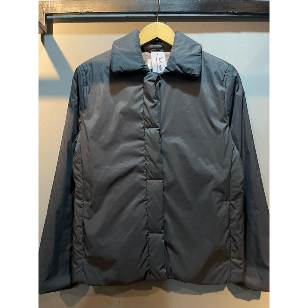 Jaket Armani Exchange Semi Puffer Gray