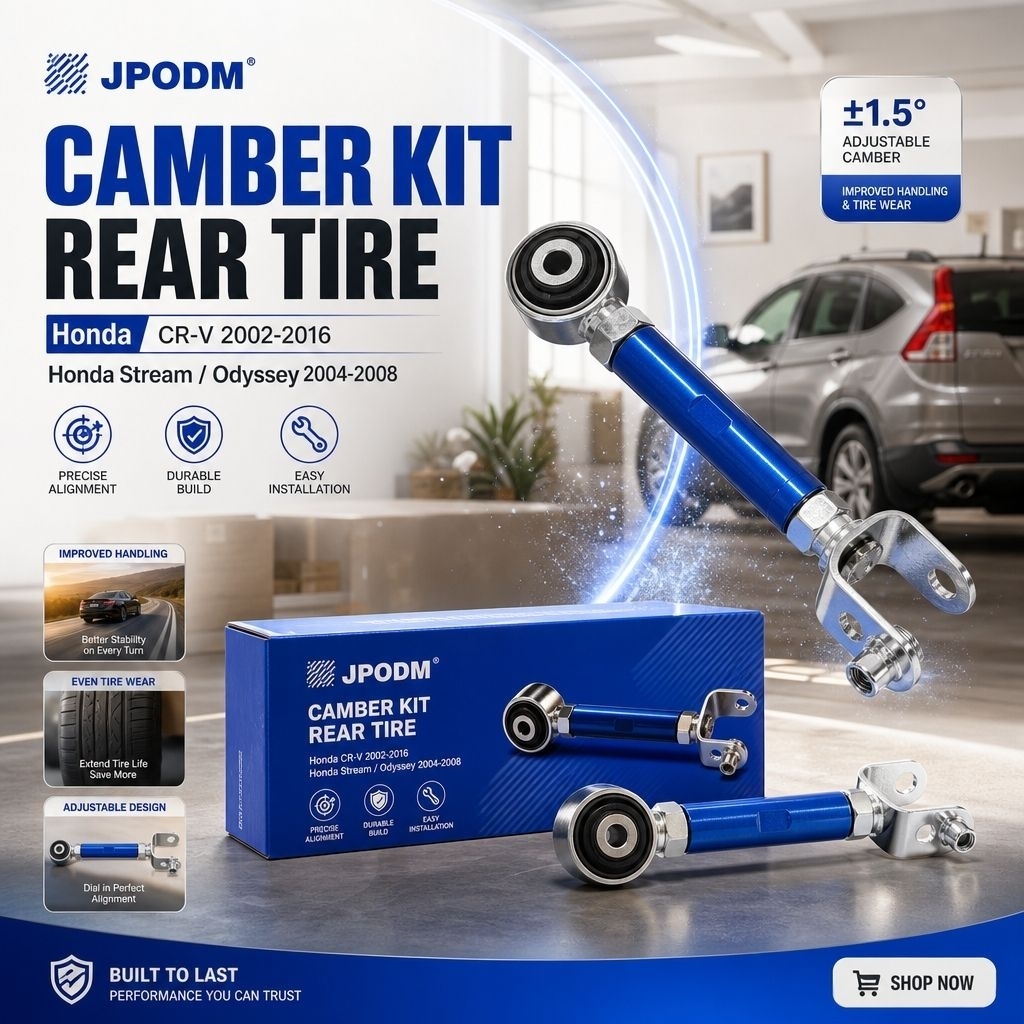 Camber kit adjustble Upper arm Belakang Honda CRV Odyssey Stream