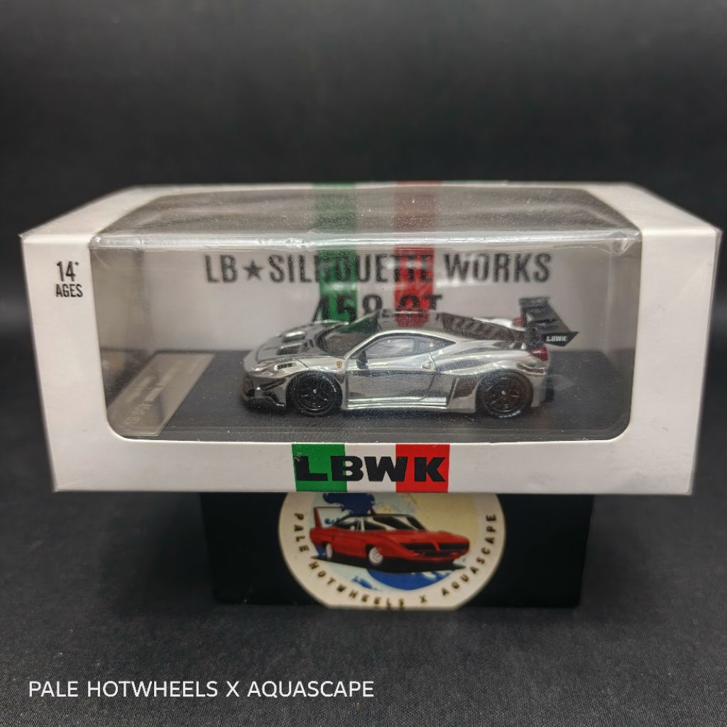 LBWK FERRARI LV SILHOUETTE WORKS 458 ITALY CHROME STARMODEL