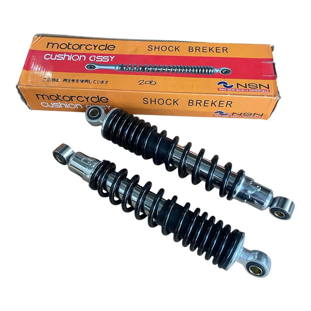 Shock belakang GL PRO model standar ori pabrik warna hitam size 310mm