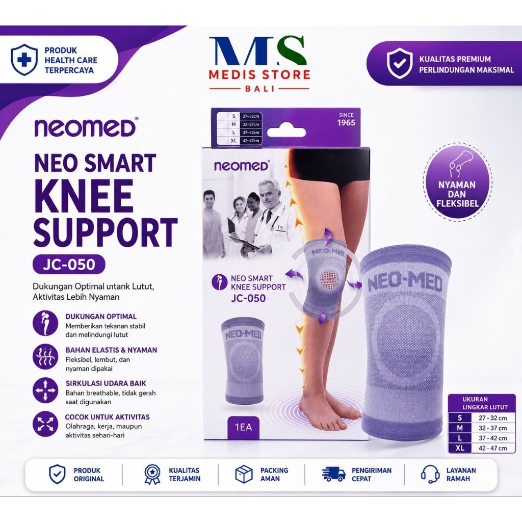 Knee support neomed JC050| Penyangga lutut neomed |Penyangga nyeri lutut
