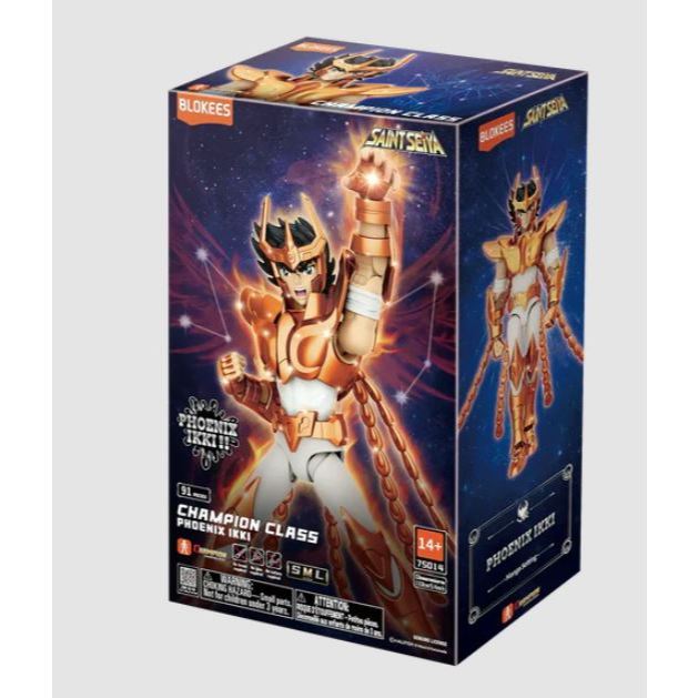 Blokees Saint Seiya Champion Class 12 Phoenix Ikki | Mainan Action Figure Saint Seiya Champion Class