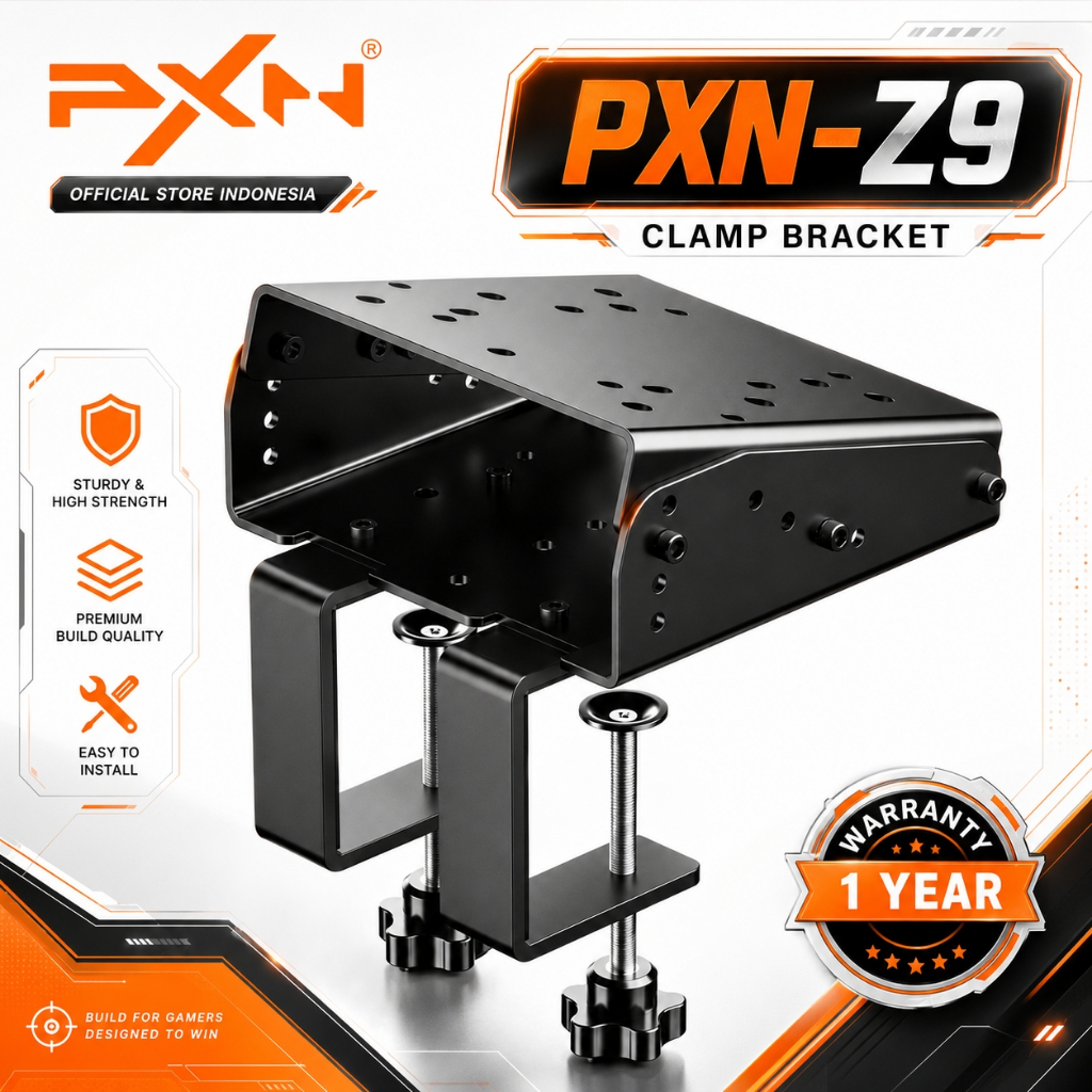 PXN Z9 Bracket Clamp Meja Gaming Wheel Dudukan Stir Simulator Racing Wheel Universal Logitech G25 G2