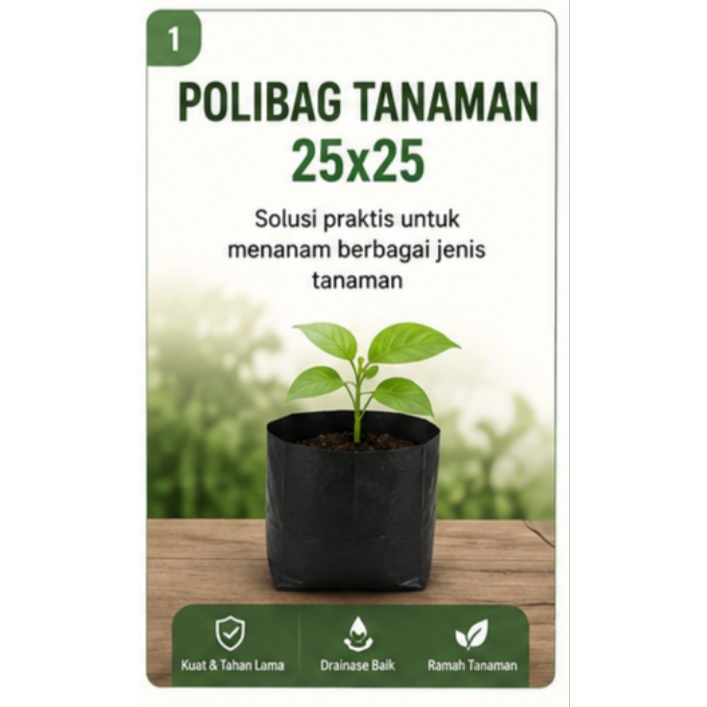 polibag ukuran 25x25 polibag tanaman polibag murah