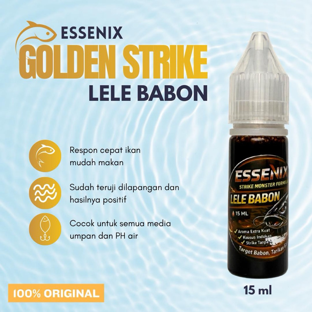 Essen Lele Babon 15ml – Umpan Rahasia Pikat Lele Induk Cepat Merapat