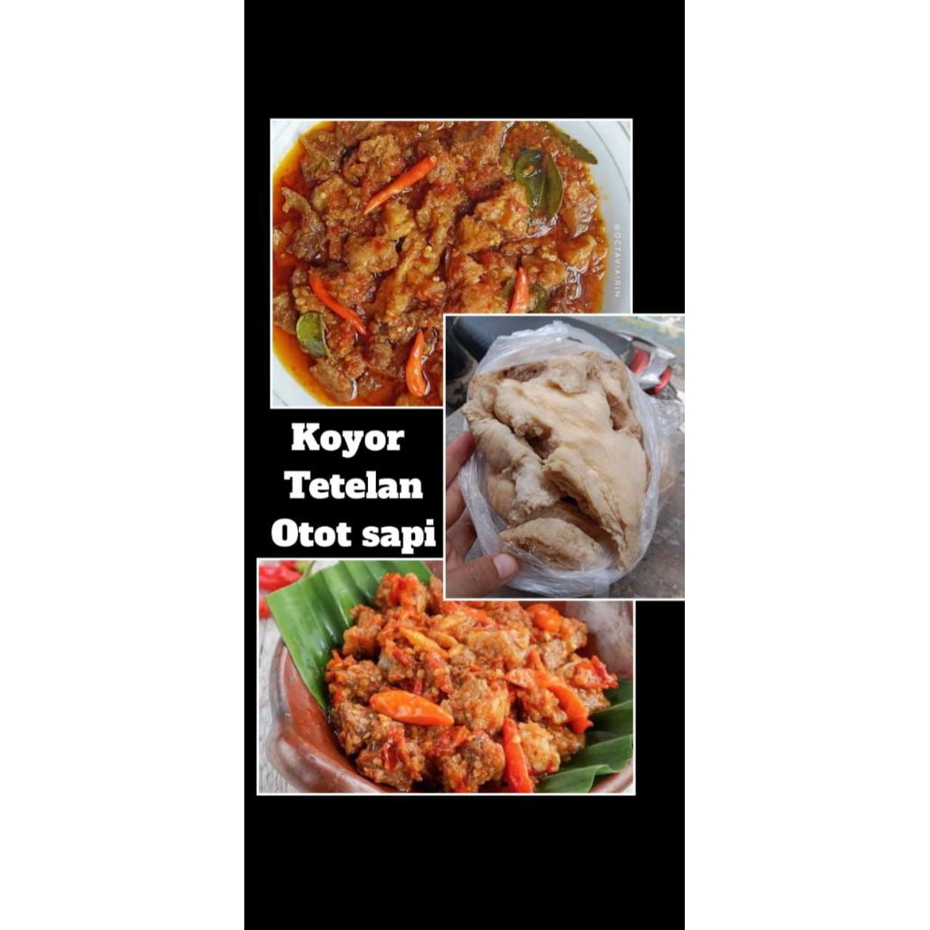 KOYOR TETELAN SAPI TETELAN OTOT SAPI 1KG