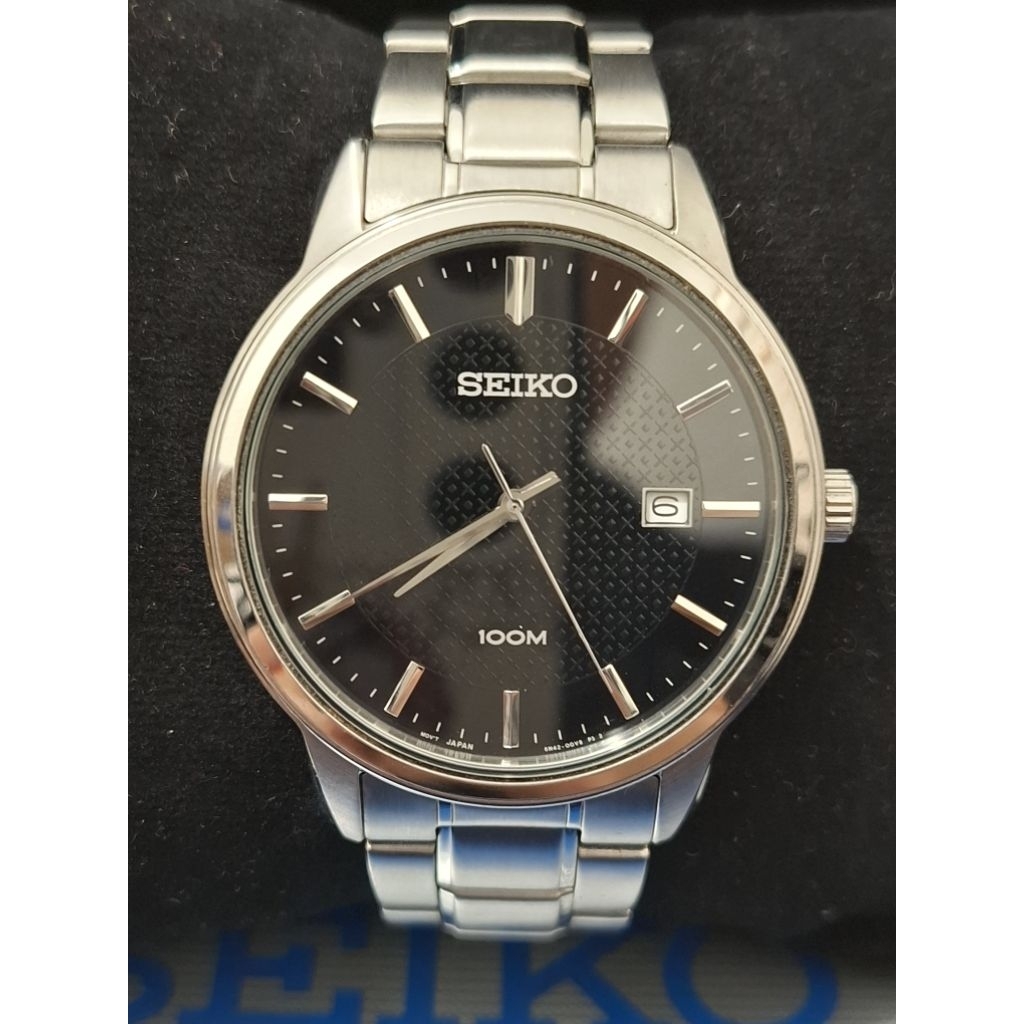 Seiko 6N42-00G0 Quartz Sleek Black Original 2nd
