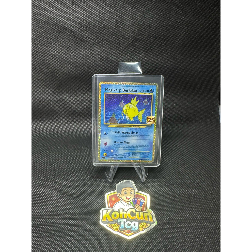 Kartu Pokemon Magikarp Berkilau 25th Anniversary Promo Pokemon TCG Indonesia