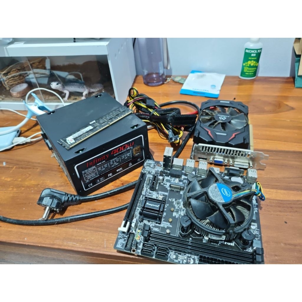 (baca deskripsi) parts pc second bekas murah - vga ram motherboard psu