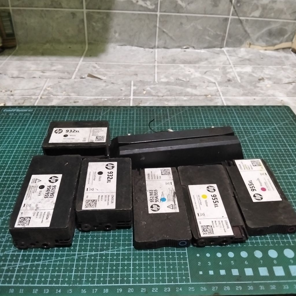 Borongan Cartridge HP Bekas 932XL & 955XL + Printhead Printer HP Original Untuk Sparepart