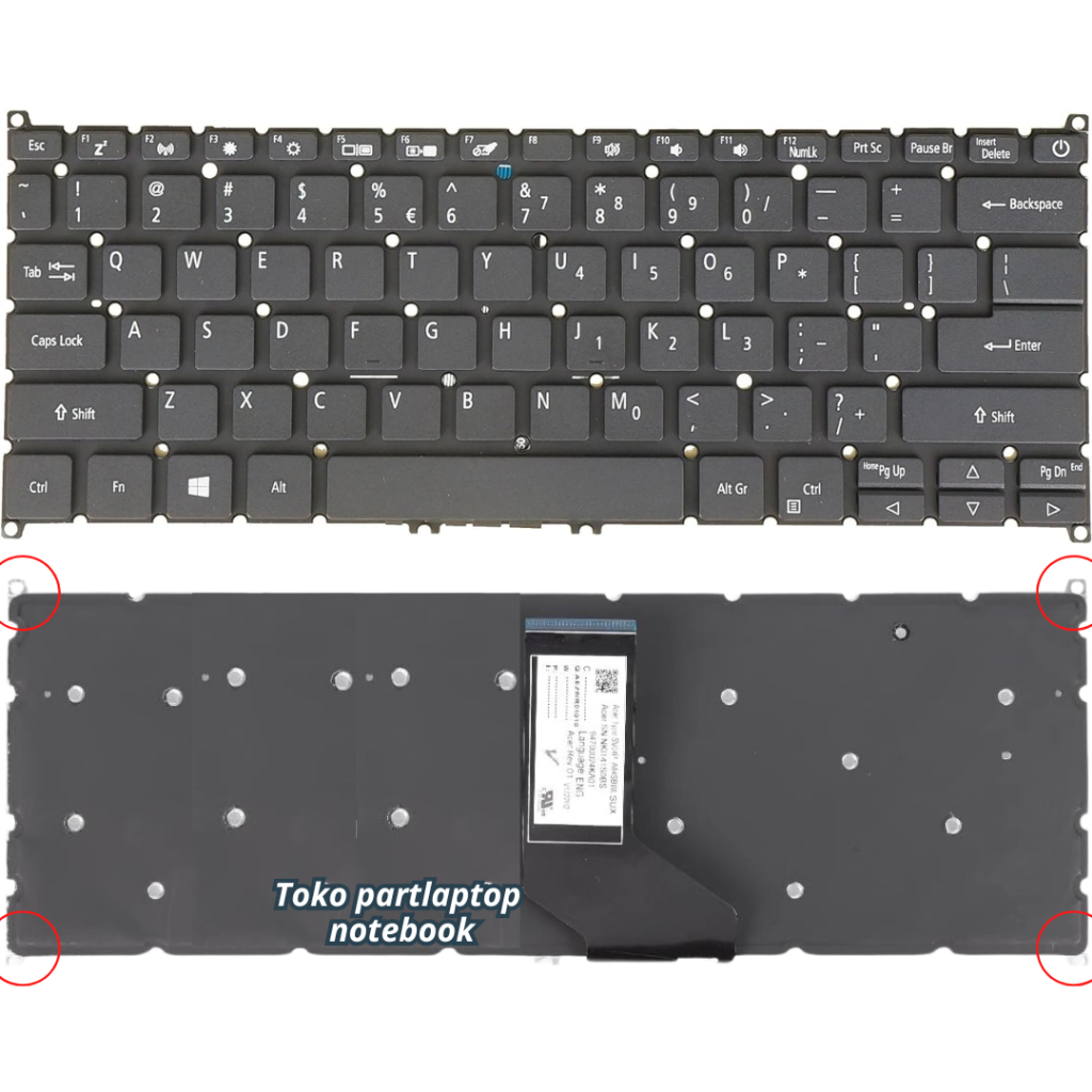 Keyboard Acer Aspire A314, Keyboard Acer Aspire A314-21, Keyboard Acer Aspire A314-31, Keyboard Acer