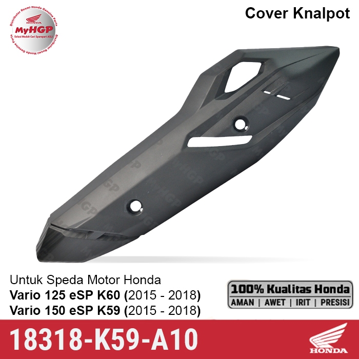 18318K59A10 - Cover Protector Muffler - Vario 150 125 Old 18318-K59-A10 18318 K59 A10 Tutup pelindun