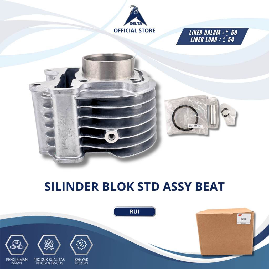 SILINDER BLOK STD ASSY BEAT - SILINDER BLOK ASSY SEHER SET BEAT STD BEAT KARBU