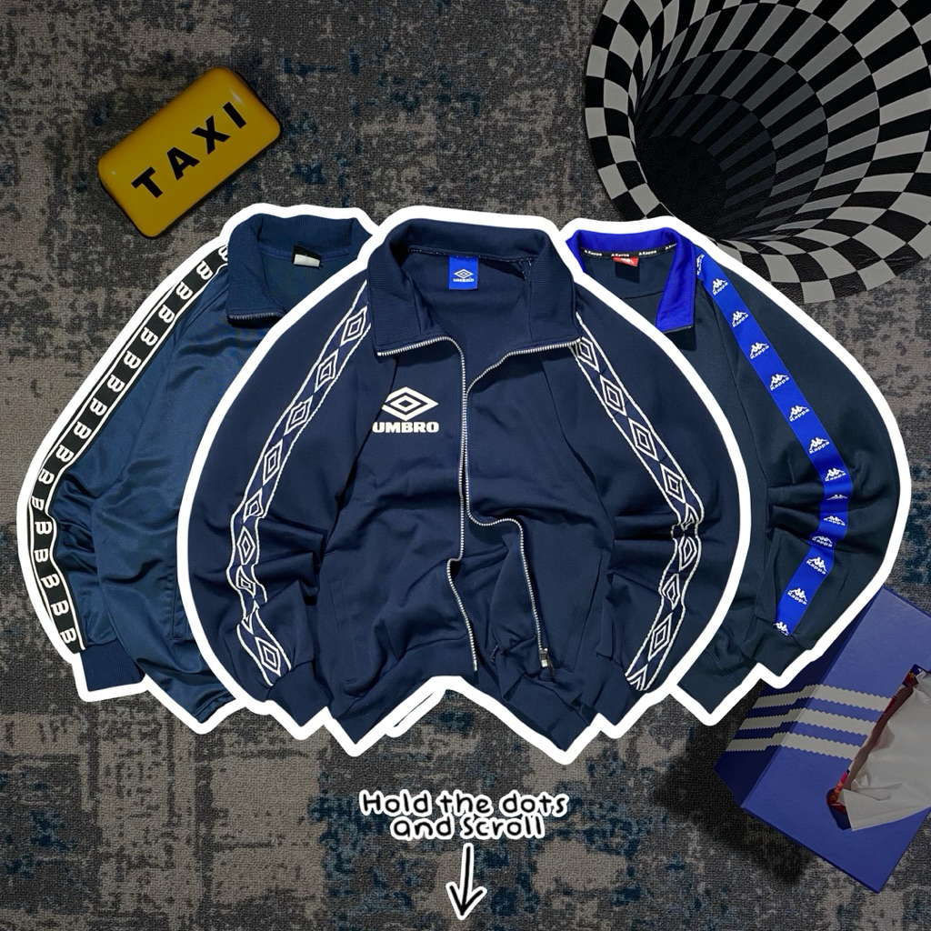 Tracktop Wilson Umbro Kappa Tapped