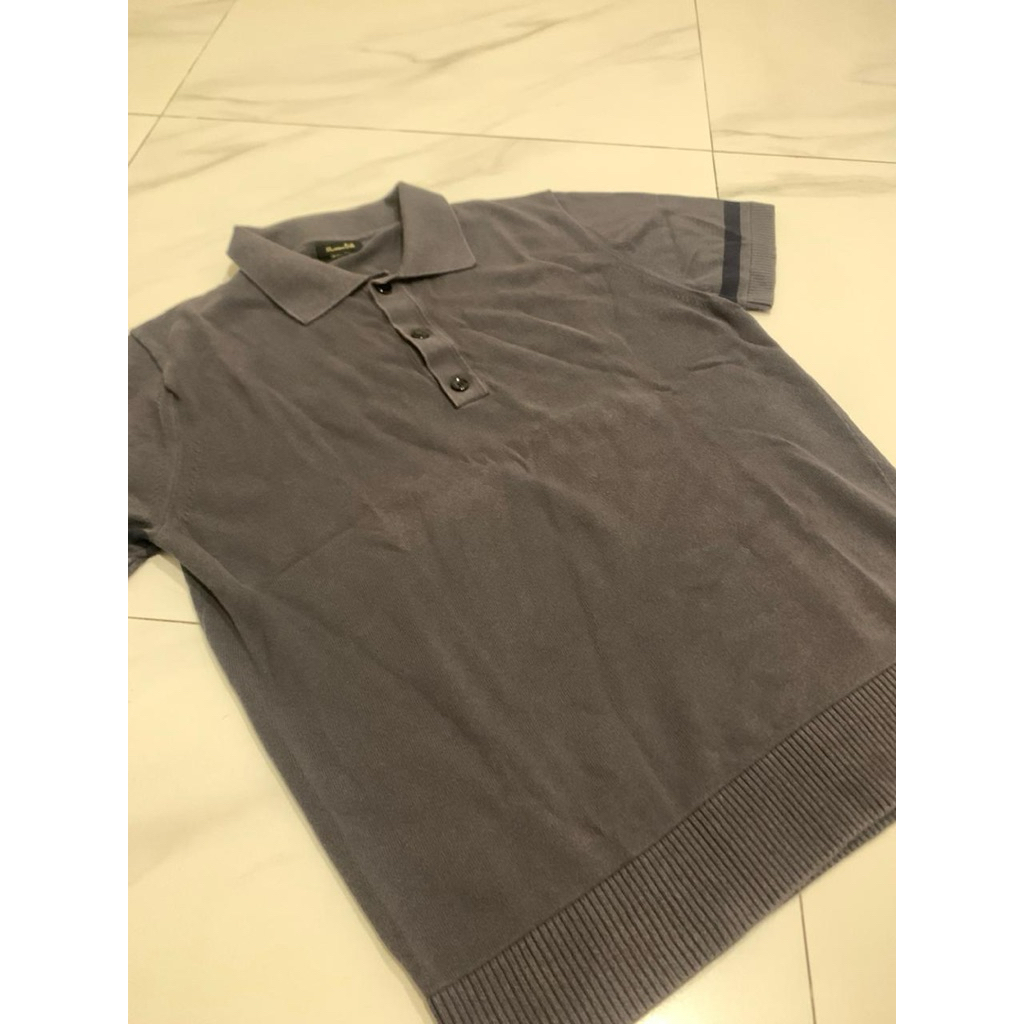 baju massimo dutti knitted polo
