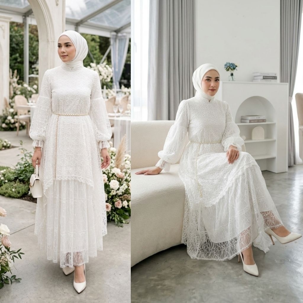 Florenza Dress Gamis Pesta Lebaran Kondangan Premium Quality